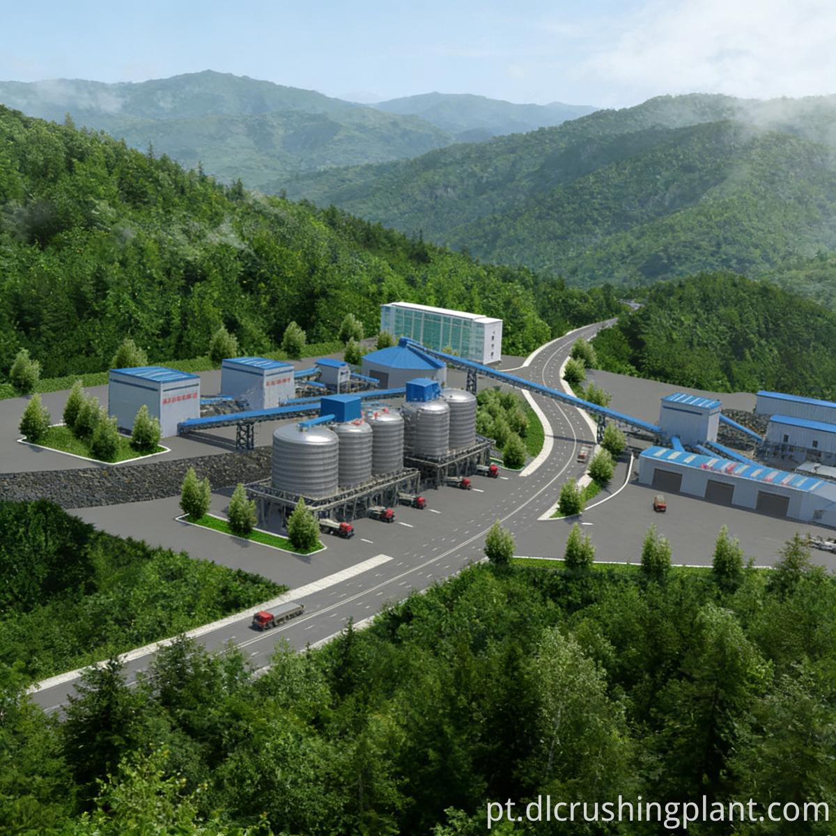Linha de produção de pedra para classificação de precisão Precision-Grading Stone Production Line